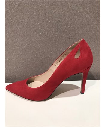 Anis piros velúr cipő