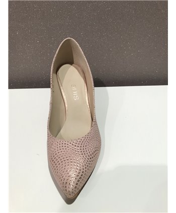 Anis törpe sarkú, rózsaszín cipő