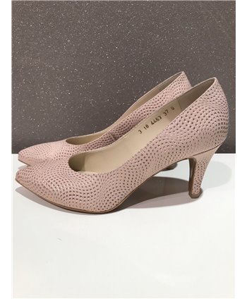 Anis törpe sarkú, rózsaszín cipő